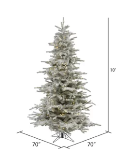 Vickerman Sierra Artificial Fir Christmas Tree with Lights